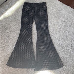 flare patterned pants
